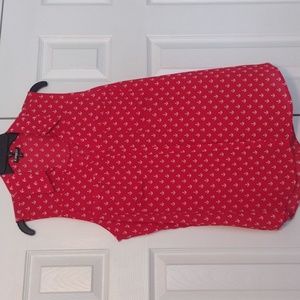 Anchor sleeveless blouse